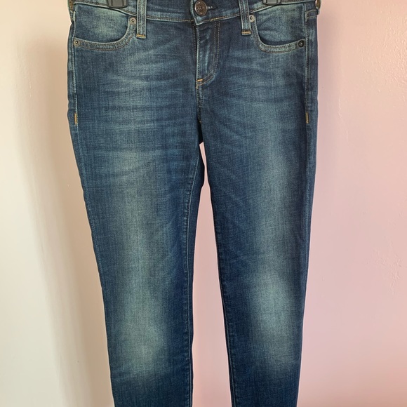 Jeans with True Religion logo Denim size23 with make in USA slim leg, low waist - Picture 3 of 10